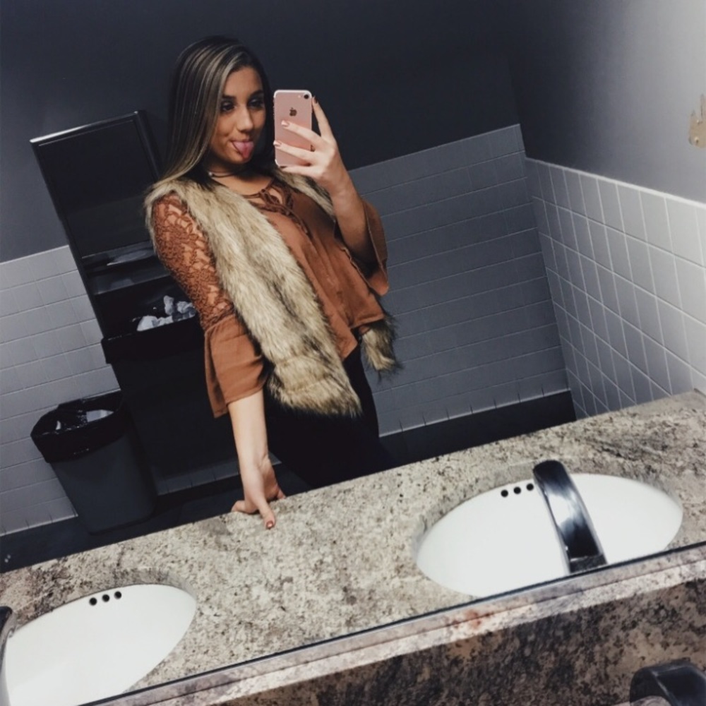 Fur vest (not real animal!!)